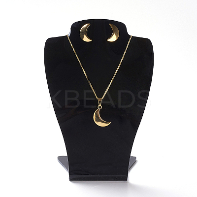 Organic Glass Necklace Displays NDIS-P002-01B-L-1