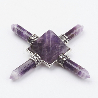 Natural Amethyst Pyramid Energy Generator G-F423-01-1