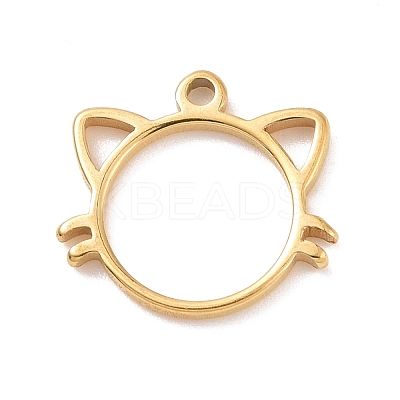 304 Stainless Steel Charms STAS-G287-09G-1