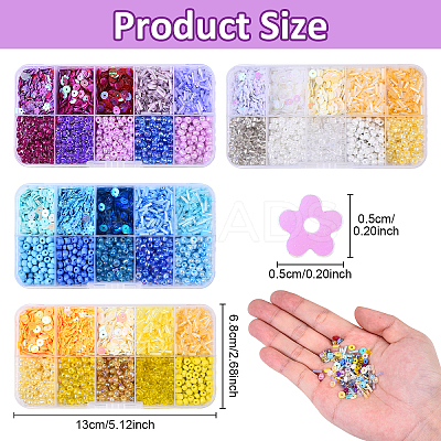 Diy Paillette and Seeds Beads Kits DIY-YW0017-31A-1