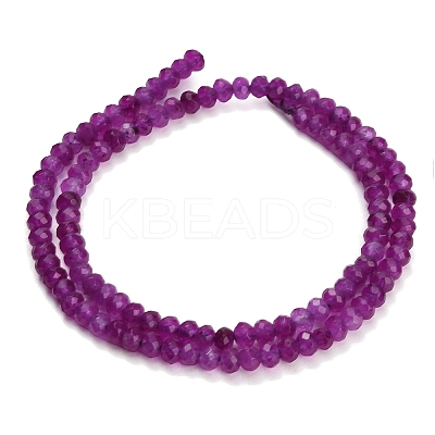 Dyed Natural White Jade Beads Strands GG-CBAF9EE-A19-3x4mm-1