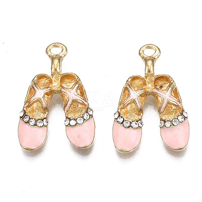 Rack Plating Alloy Enamel Pendants LS-ENAM-T011-130A-1