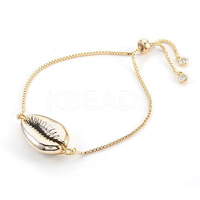 Adjustable Brass Bolo Bracelets BJEW-JB03956-02-1