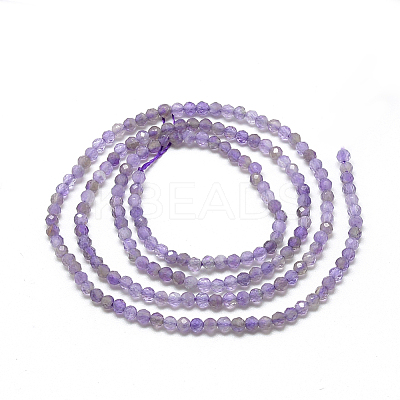 Natural Amethyst Beads Strands G-S264-20-3mm-1
