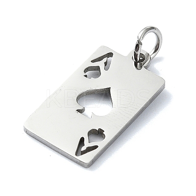 Non-Tarnish 304 Stainless Steel Pendants STAS-C097-65P-1