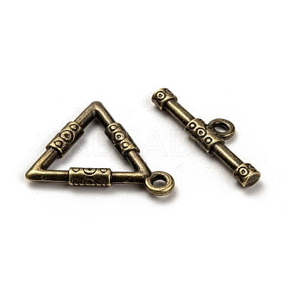 Tibetan Style Alloy Toggle Clasps TIBE-EA9149Y-AB-FF-1