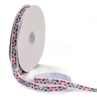 Easter Themed Polyester Grosgrain Ribbons OCOR-A005-01F-1