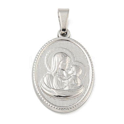 Non-Tarnish 304 Stainless Steel Pendants STAS-B071-02A-20P-1