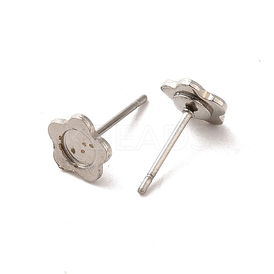 Non-Tarnish 304 Stainless Steel Studs Earrings STAS-H193-02P-1