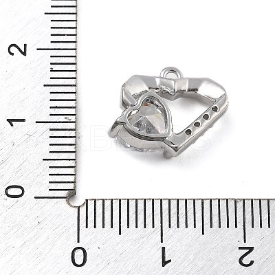 Brass Micro Pave Cubic Zirconia Pendants LS-KK-D283-27P-1