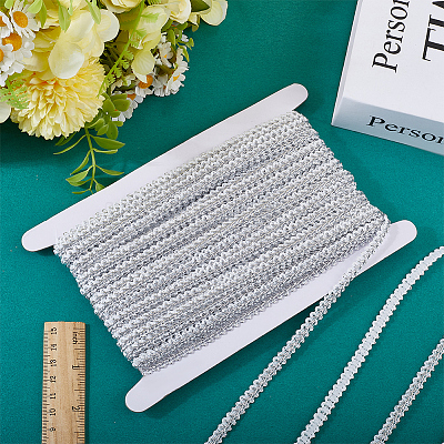 27.5Yards Polyester Lace Trim Ribbon OCOR-GF0004-81F-1