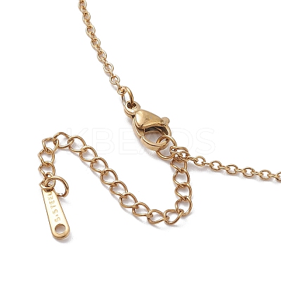 Alloy Enamel Italian Horn Pendant Necklaces NJEW-JN04728-1