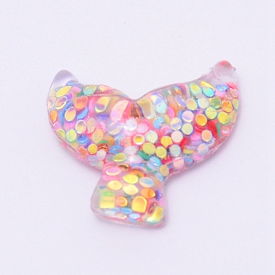 Transparent Flatback Resin Cabochons Accessories RESI-WH0009-81-1
