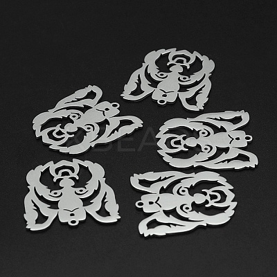 Non-Tarnish 201 Stainless Steel Pendants STAS-R111-JA672-1
