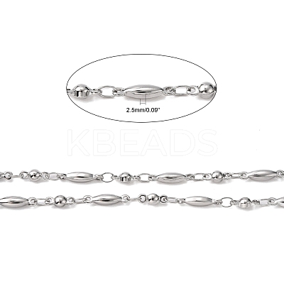 Tarnish Resistant 304 Stainless Steel Link Chains CHS-K001-83-1