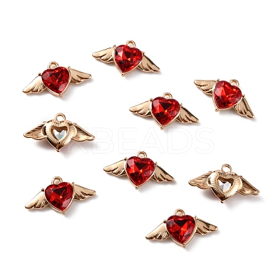 Zinc Alloy Rhinestone Pendants ALRI-TAC0003-24I-1
