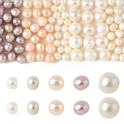 10Pcs Natural Cultured Freshwater Pearl Beads PEAR-YW0001-25B-1