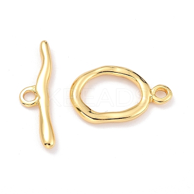 Rack Plating Brass Toggle Clasps LS-KK-B036-01G-1