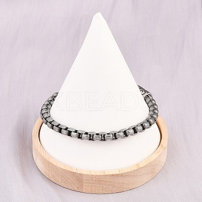 316 Surgical Stainless Steel Link Bracelets BJEW-C125-14-1
