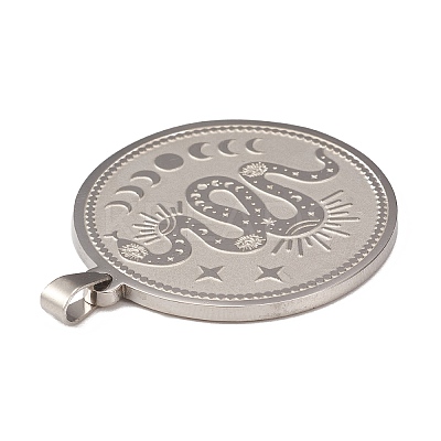 Non-Tarnish 304 Stainless Steel Pendants LS-STAS-P321-01P-1