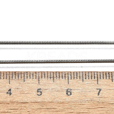 Tarnish Resistant 304 Stainless Steel Snake Chain Necklaces STAS-M174-018P-A-1