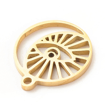 201 Stainless Steel Pendants X-STAS-G258-09G-1