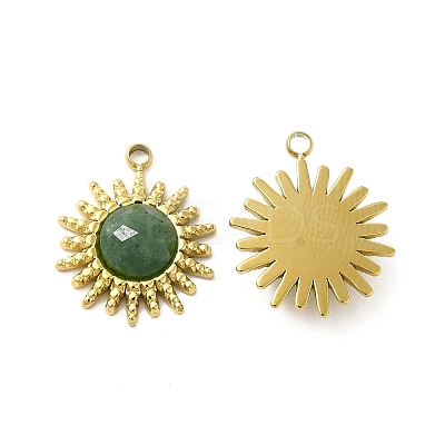 Natural African Jade Pendants STAS-J401-VC609-1