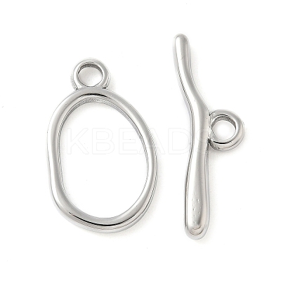 304 Stainless Steel Toggle Clasps STAS-H483-45P-1