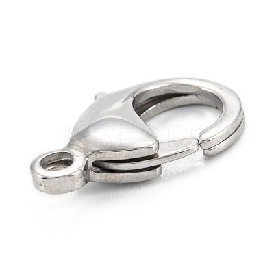 Non-Tarnish 304 Stainless Steel Lobster Claw Clasps STAS-C024-06P-1