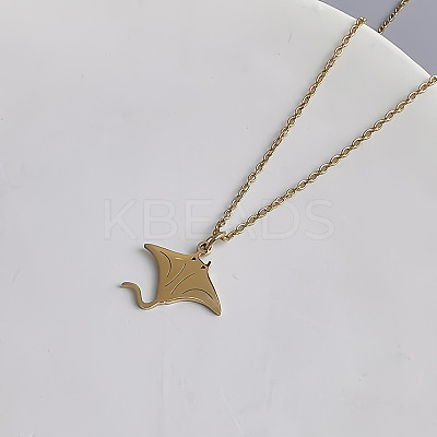 Ocean 201 Stainless Steel Pendant Necklaces for Women FS-WG3364B-05-1