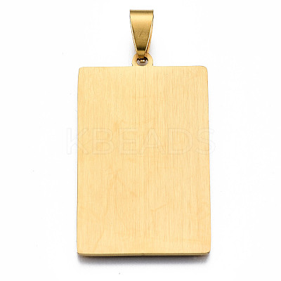 201 Stainless Steel Pendants STAS-S105-LA460-19-1