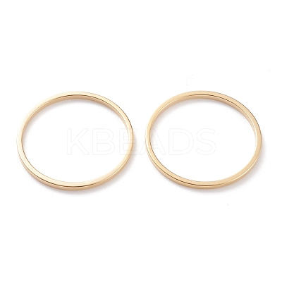 Brass Linking Rings KK-Y003-03G-G-1