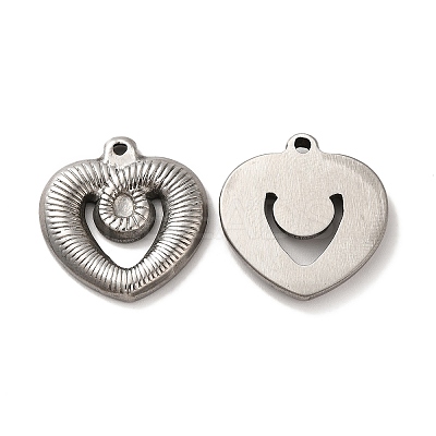 Non-Tarnish 304 Stainless Steel Pendants STAS-Q001-16P-1