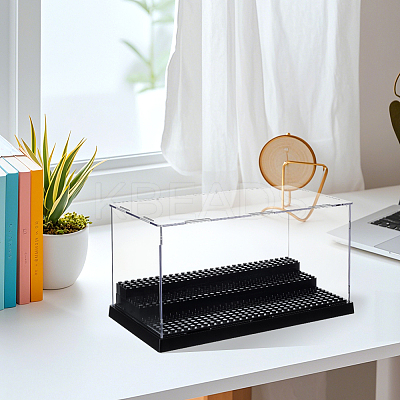 3-Tier Acrylic Minifigure Display Cases ODIS-WH0019-10A-1