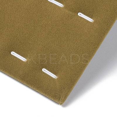 Wood Covered with Velvet Slant Back Pendants Display Stands NDIS-Q027-02A-1