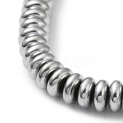 Electroplated Non-magnetic Synthetic Hematite Beads Strands G-Q1009-D02-01-1