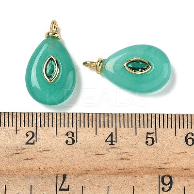 Dyed Natural White Jade Pendants G-H328-01G-A01-1