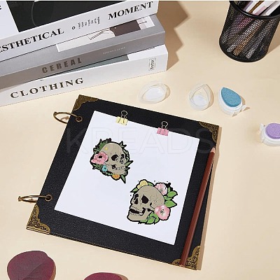 Plastic Stamps DIY-WH20018-0040-1