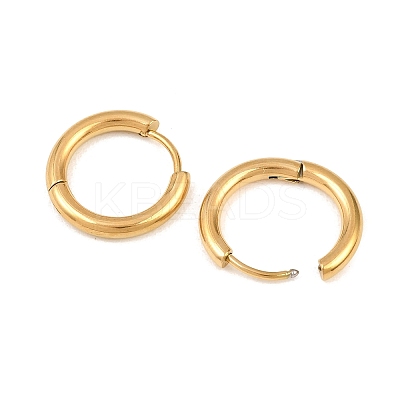 304 Stainless Steel Huggie Hoop Earrings EJEW-O087-06I-G-1