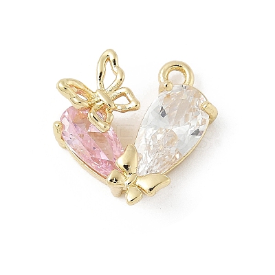 Brass Micro Pave Cubic Zirconia Pendants LS-KK-M326-17-G02-1