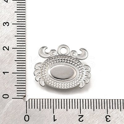 304 Stainless Steel Pave Natural Paua Shell Pendants STAS-C122-21B-01P-1