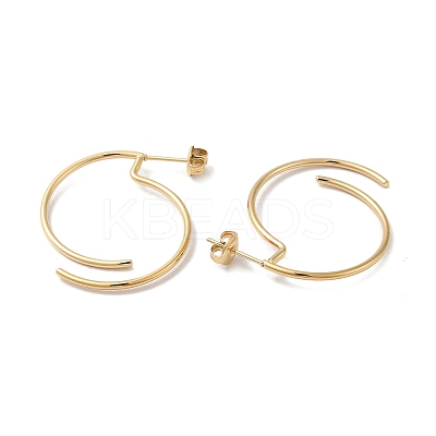 304 Stainless Steel Dangle Stud Earrings for Women EJEW-Q781-12G-1