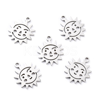 Non-Tarnish 201 Stainless Steel Charms STAS-D176-05P-1