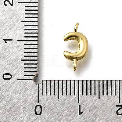 Brass Connector Charms KK-P295-01G-C-1