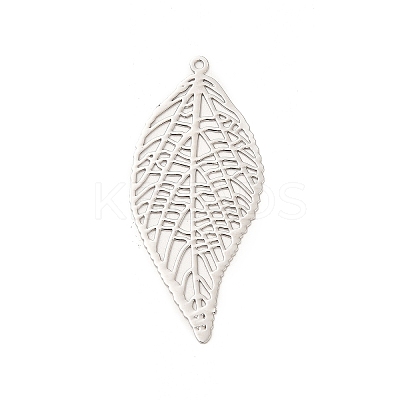 Rack Plating Brass Filigree Big Pendants KKC-K001-04P-1