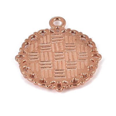 Zinc Alloy Pendant Settings for Cabochon & Rhinestone LS-KHDZ-PALLOY-A15290-RG-1