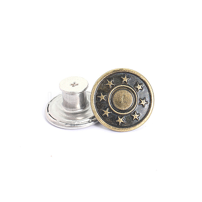 Alloy Button Pins for Jeans PURS-PW0009-01H-01AB-1