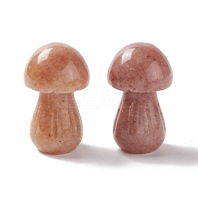 Natural Red Aventurine Stone GuaSha Stone G-A205-25C-1