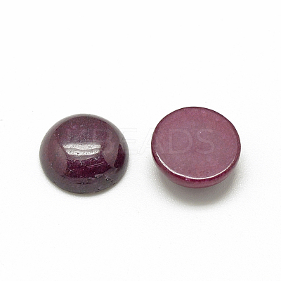 Natural White Jade Cabochons G-R416-12mm-09-1