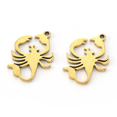 PVD Vacuum Plating 304 Stainless Steel Pendants LS-STAS-N092-91G-1